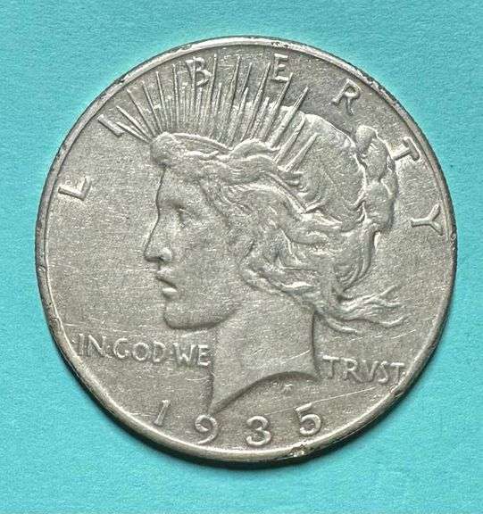 1935 Peace Silver Dollar