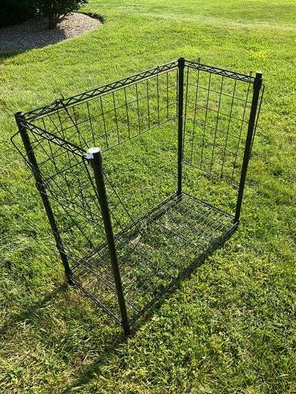 Metal Basket Storage Rack