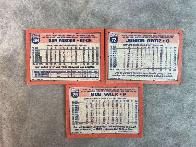 1991 Topps 40 Years of Baseball, Baseball Cards