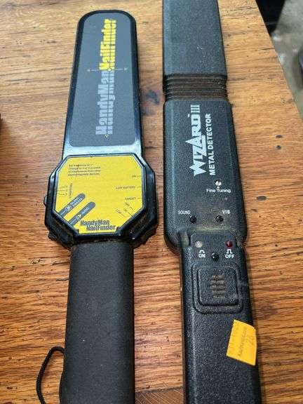 Wizard III, HandyMan Nail Finder- (2) Handheld Metal Detectors