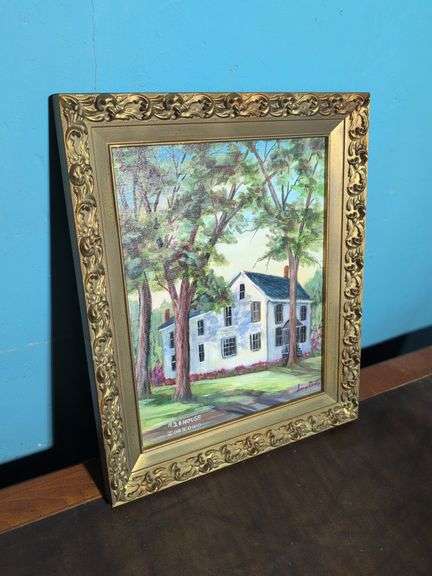 Zoar, Ohio #26 House painting by Leona Dodds