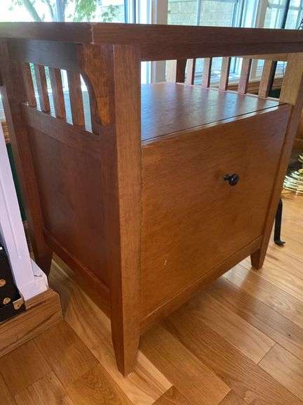 (2) Wooden End Tables