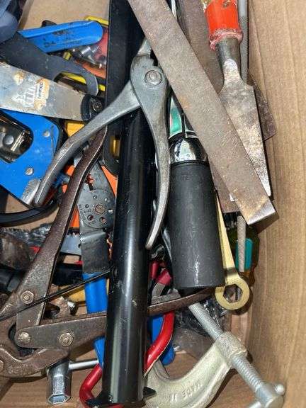 Box of Assorted Tools