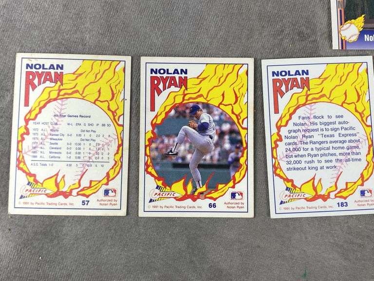 (21) 1991 Nolan Ryan Baseball Cards