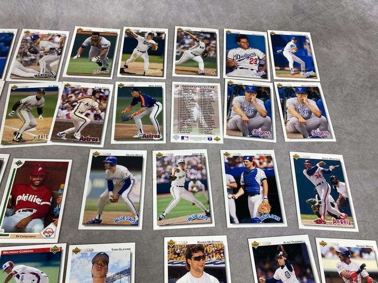 1992 Upper Deck Assorted Baseball Cards