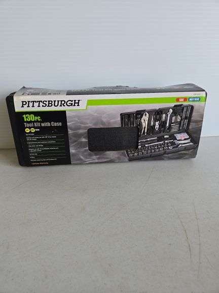 130pc Pittsburgh socket set- NEW
