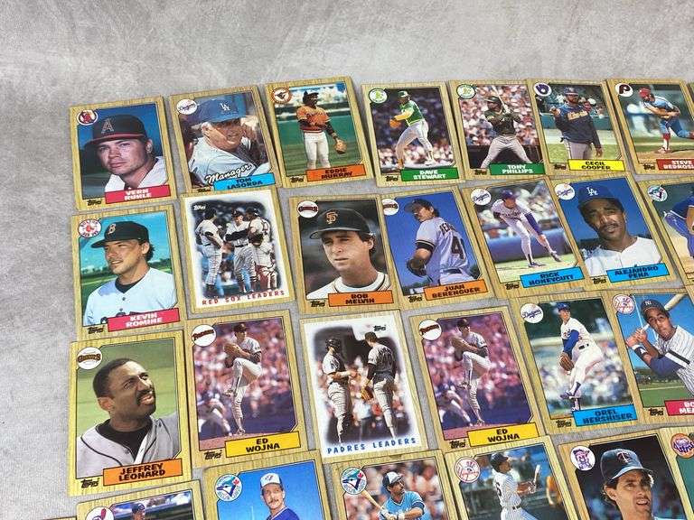1987 Topps Baseball Cards