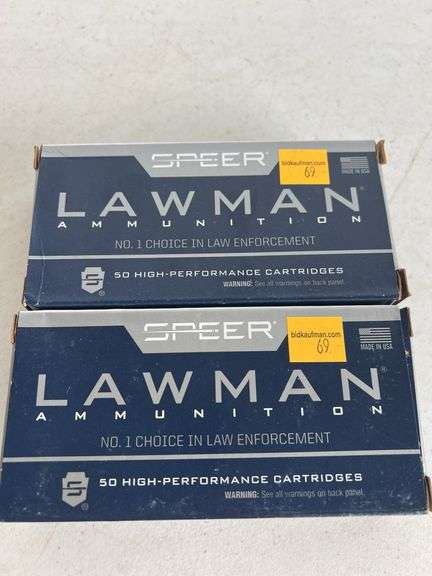(2) Lawman 9mm 124 Grain
