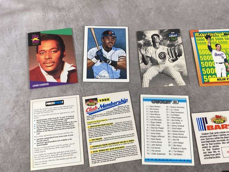 1986 Topps Baseball and Other Cards