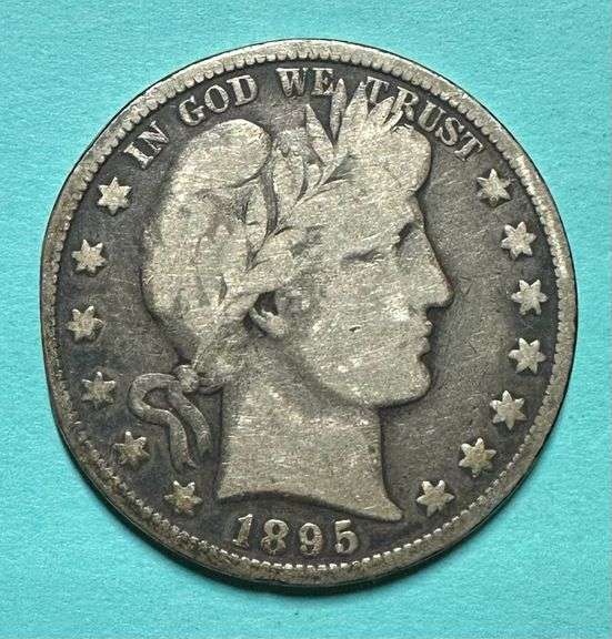 1895 Barber Silver Half Dollar