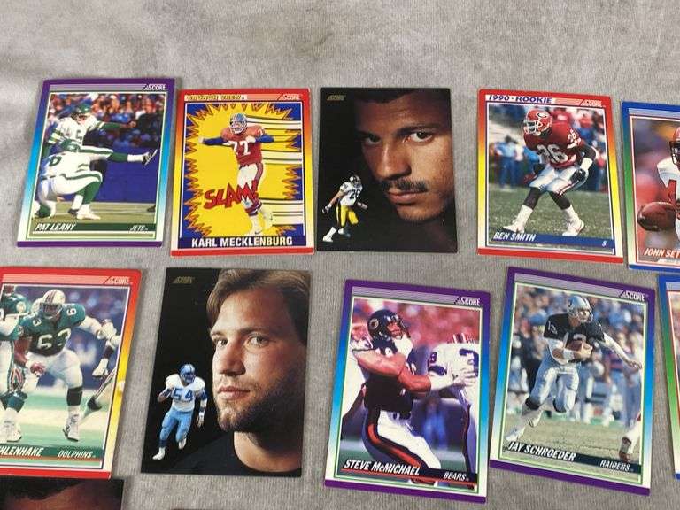 SCORE Football Cards
