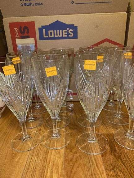 (12) Gorham Glass Wine Goblets