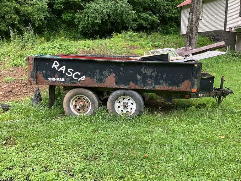 2007 Bri-Mar R610 Dump Trailer with Contents Vin#43YDC14247C058564 HAVE TITLE
