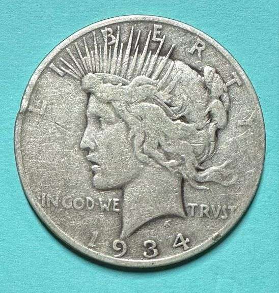 1934-D Peace Silver Dollar