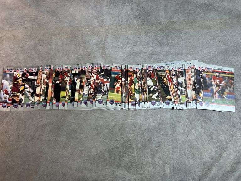 1990 NFL Pro Set Super Bowl Supermen Football Cards