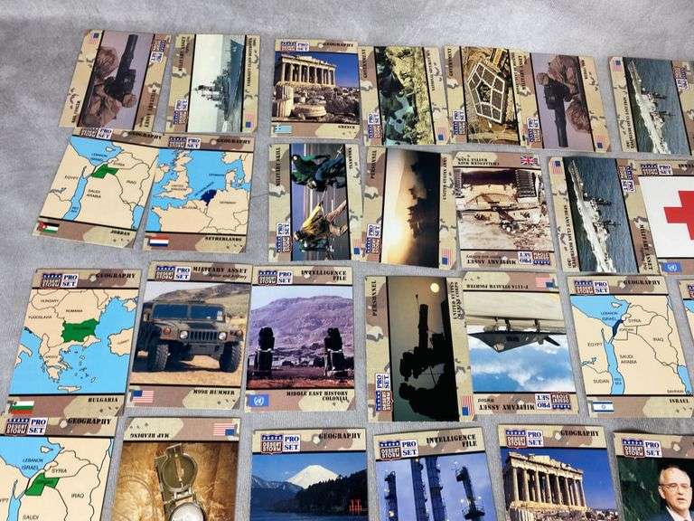 1991 Pro Set Desert Storm Trading Cards