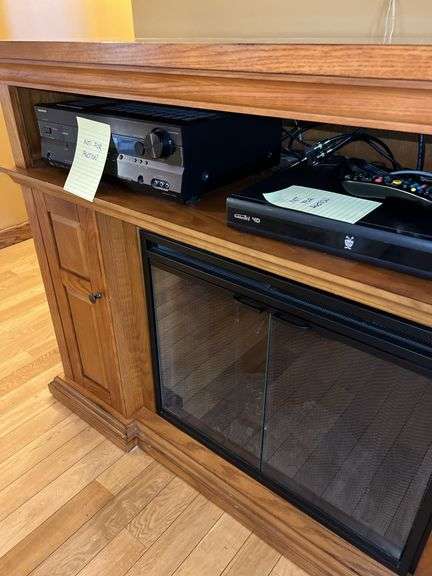 Electric Fireplace Entertainment Center