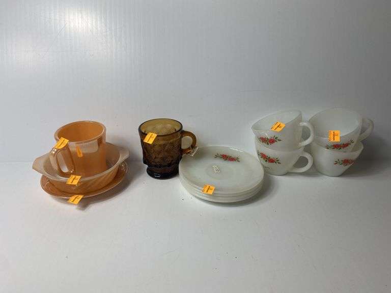 Assortment of Fire King Dishes