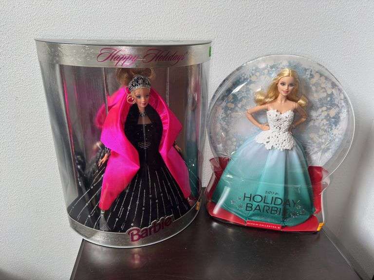 (2) Holidays Barbies