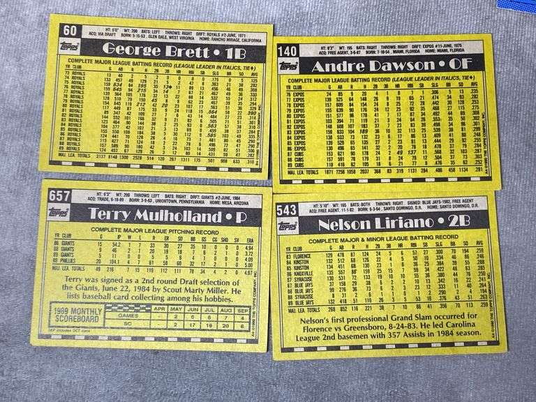 1990 Topps Baseball Cards