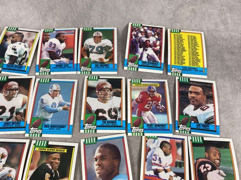 1990 Topps Football Cards