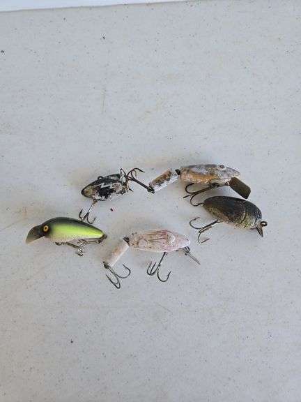 Vintage wooden lures