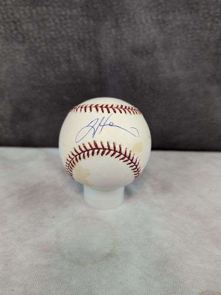 Tim Hudson MLB baseball signed, Tri-Star