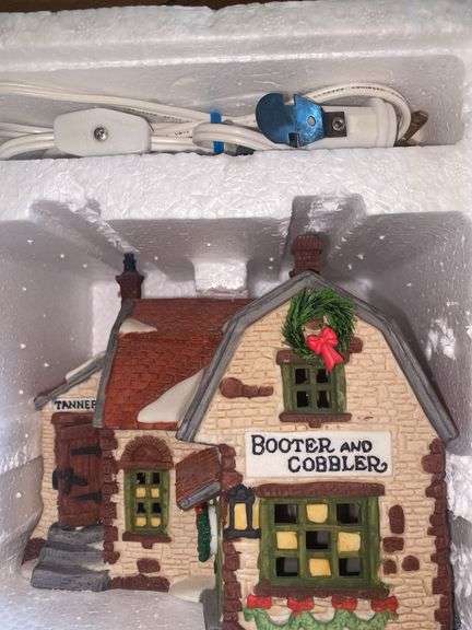 Heritage Village Collection “Beesly Butcher” and “Booter and Cobbler”