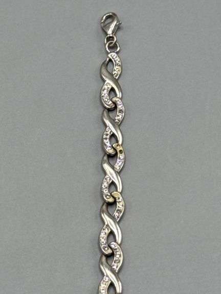 VARIETY OF SILVER (STERLING 925) AND WHITE GOLD (14K) BRACELETS