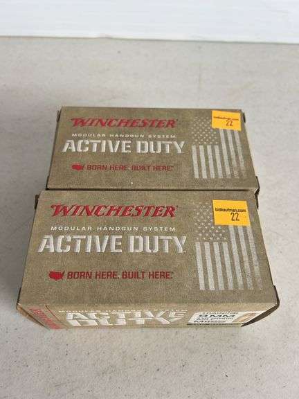 (2) Winchester 9mm 115 Grain