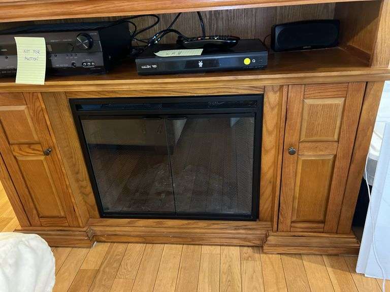 Electric Fireplace Entertainment Center