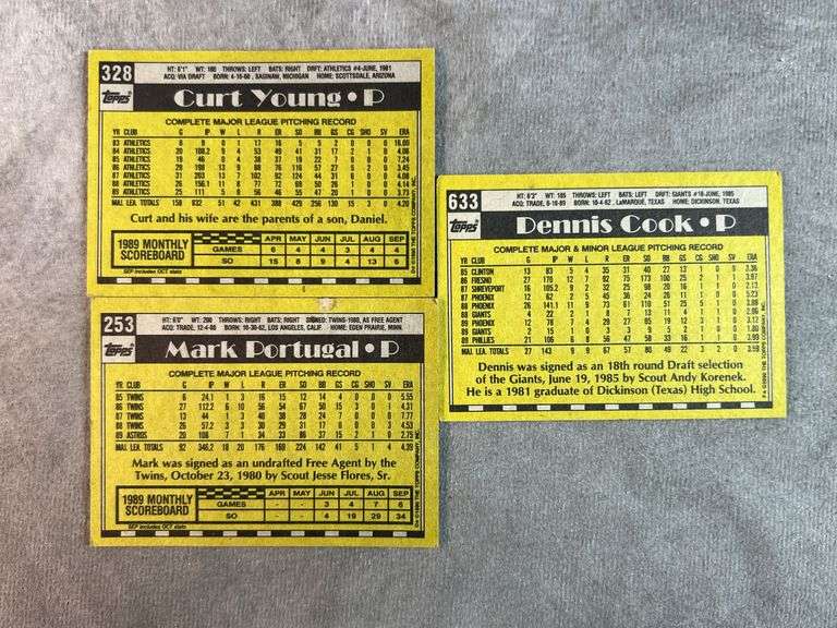 1990 Topps Baseball Cards