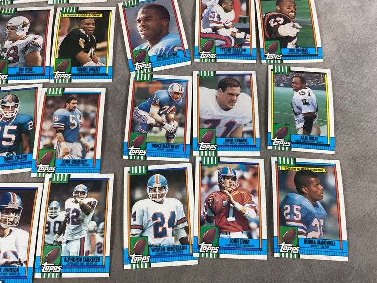 1990 Topps Football Cards