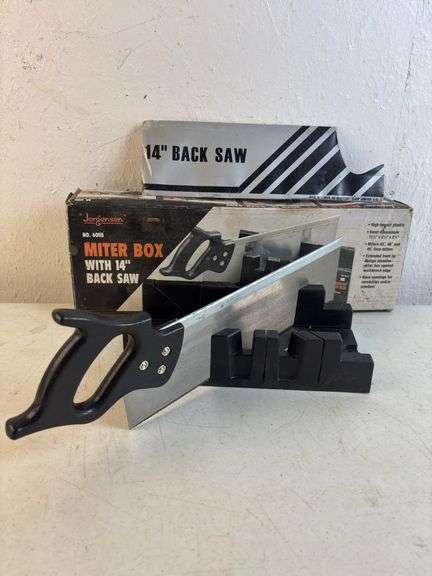 Miter Box  w/14” Saw