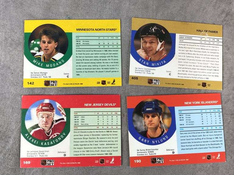 Pro Set Hockey Hockey Cards