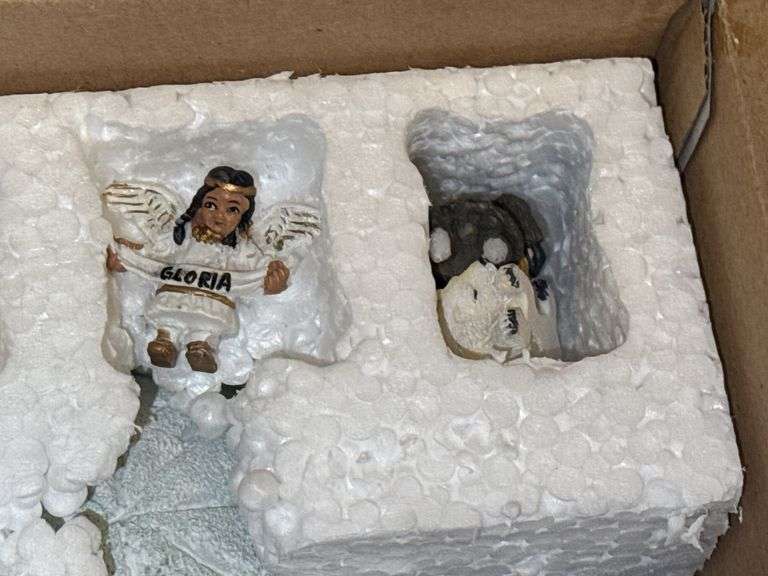Miniature Eskimo Nativity Set