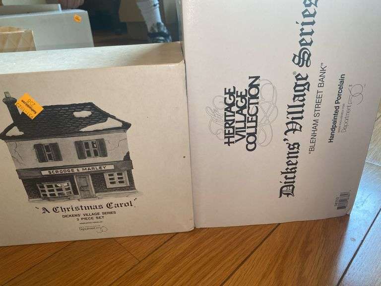 Heritage Village Collection “A Christmas Carol” and “Blenham Street Bank)