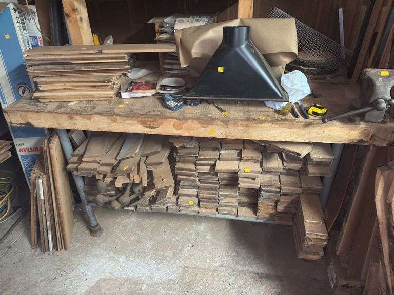 Contents of Work Bench (Bench Vise NOT Included)