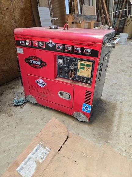Tahoe TPI7000LXH Diesel generator- never been used