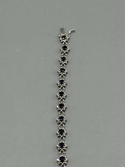 VARIETY OF SILVER (STERLING 925) AND WHITE GOLD (14K) BRACELETS