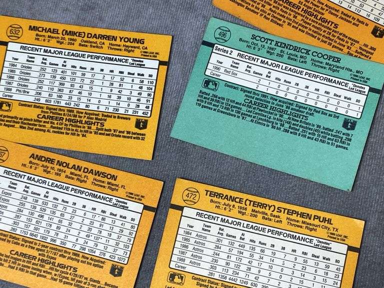 1989 Donruss Baseball Cards