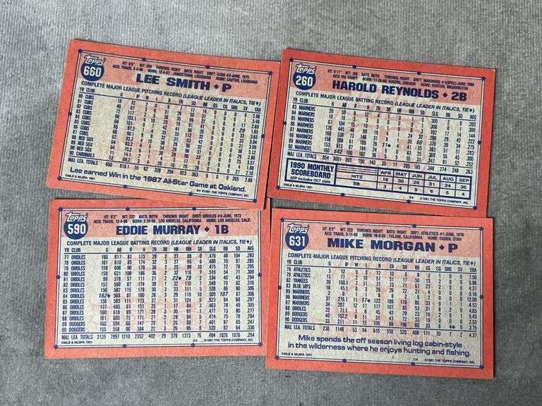1991 Topps 40 Years of Baseball, Baseball Cards