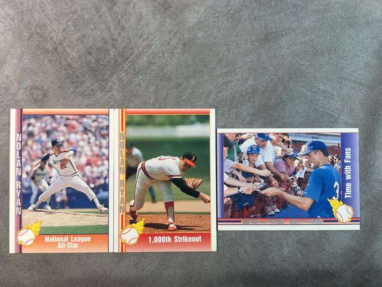 (21) 1991 Nolan Ryan Baseball Cards