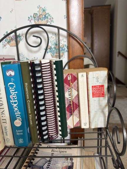 COOKBOOKS AND SHELF
