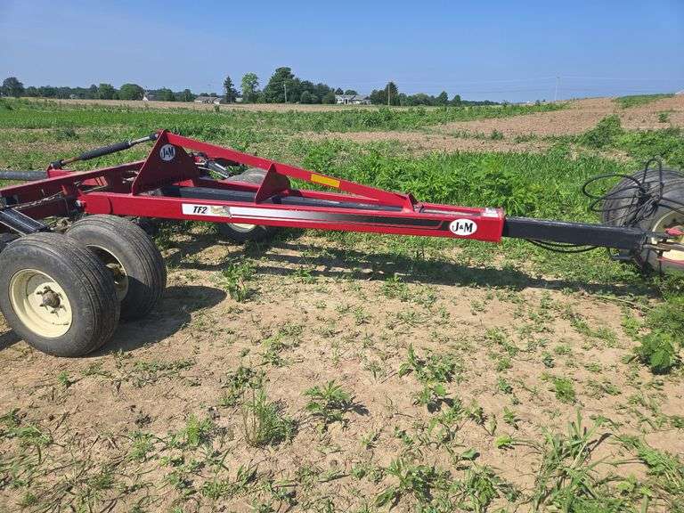J & M TF212 Double Twist 15' rolling harrow