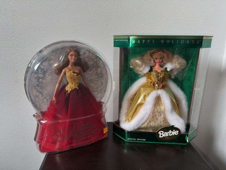 (2) Holidays Barbie’s