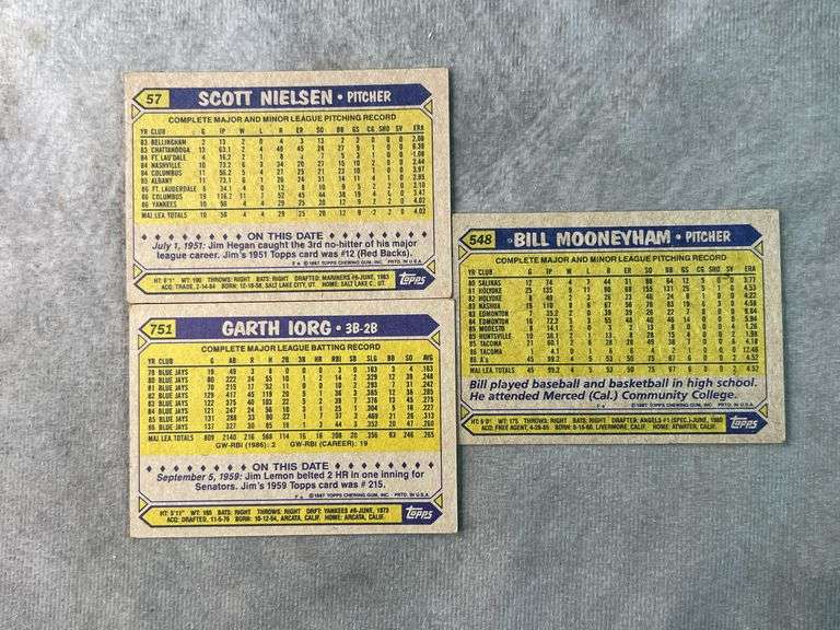 1987 Topps Baseball Cards