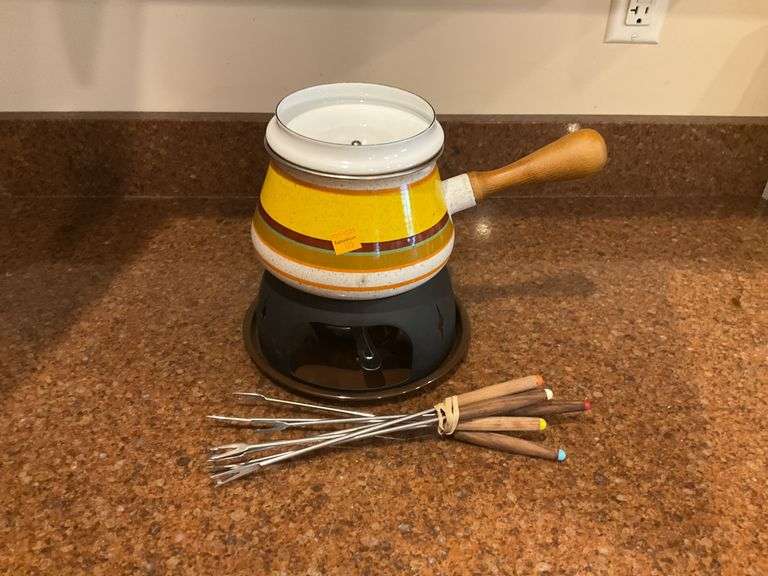 Vintage French Fondu Pot