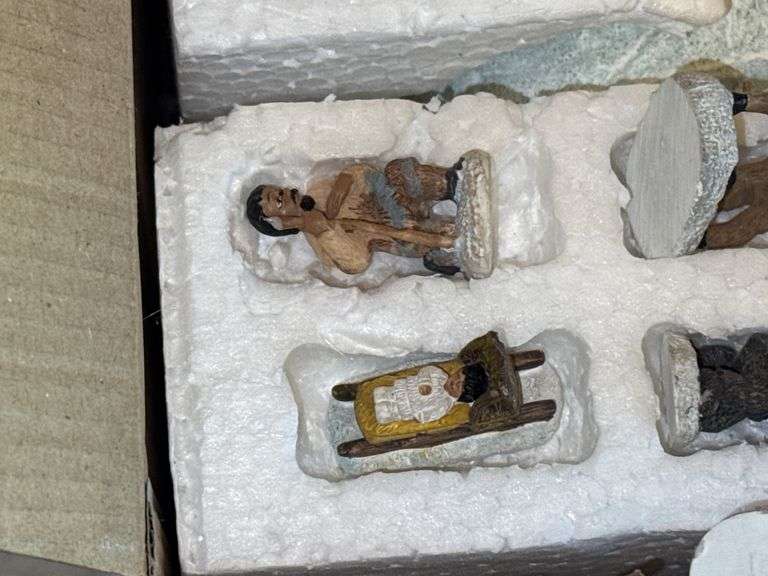 Miniature Eskimo Nativity Set