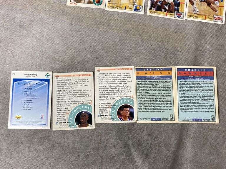 1991 & 1992 Basketball Cards